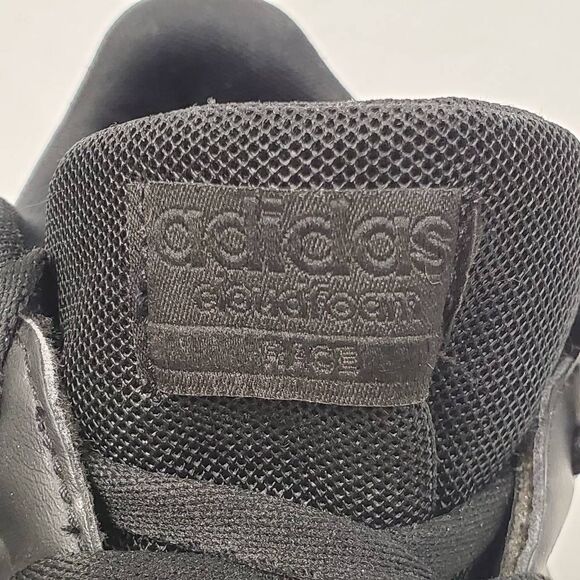 Adidas Men's 12 Black Athletic Shoes - Picture 4 of 8